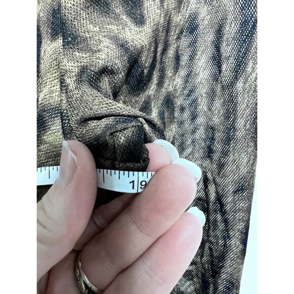 Vintage Y2K Babydoll Top XL P Leopard Fairy Grunge Mesh Cheetah Whimsigoth NWOT - Picture 7 of 9